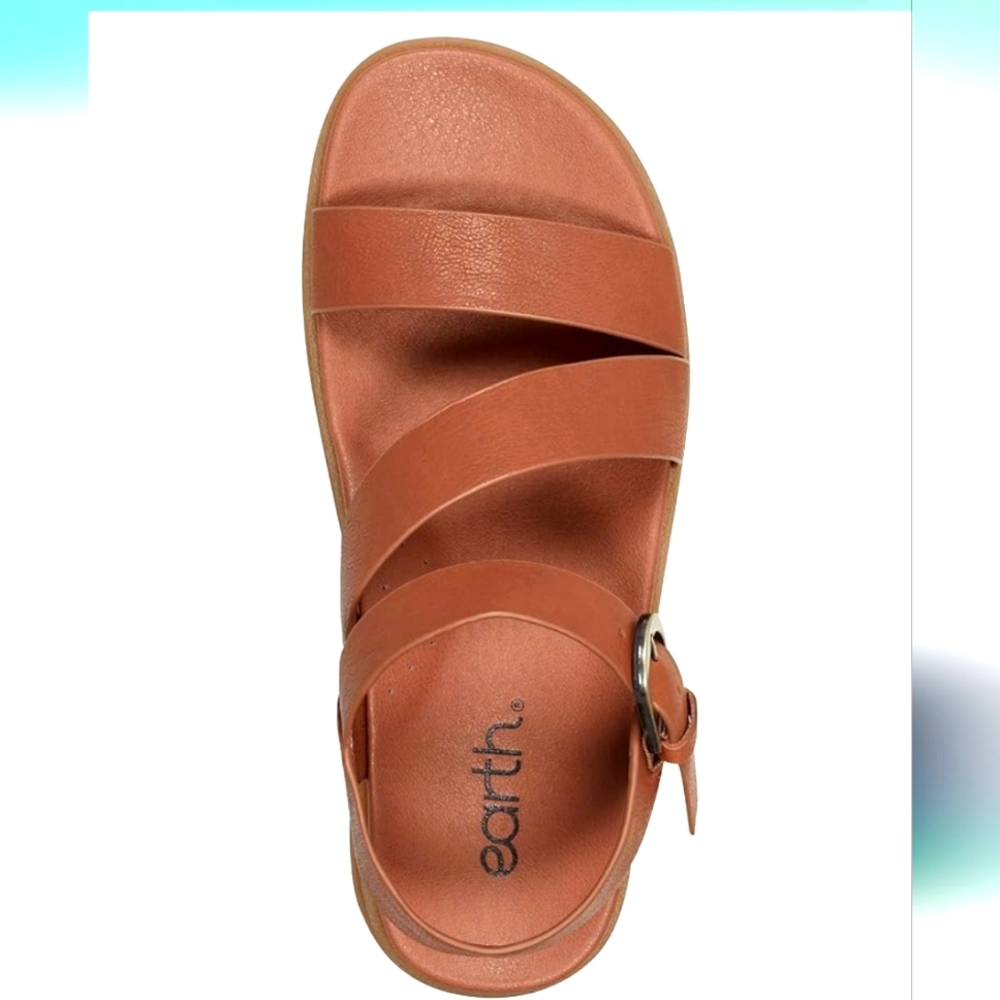 Earth Footwear Lainey Flat Women's Sandals Brown/Tan Size 6.5